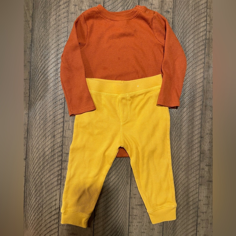 Toddler fall Halloween set onesie & pants 24M